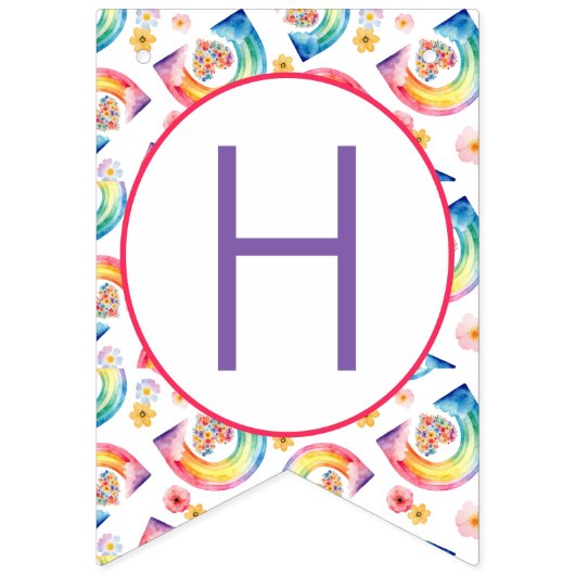 Rainbow of Fun Happy Birthday Party Banner (Zweite Fahne)