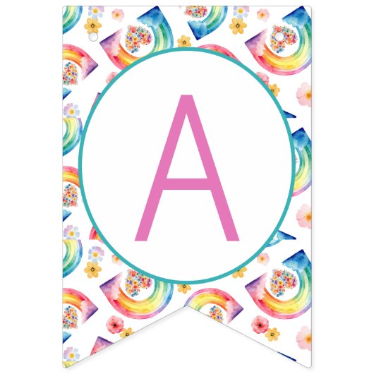 Rainbow of Fun Happy Birthday Party Banner (Dritte Fahne)