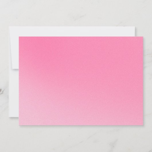 Rainbow of Fun with Picture Landscape Einladung (Rückseite)