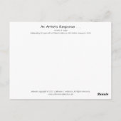 Rainbow of Hearts and Hope Celebration Postcard Postkarte (Rückseite)