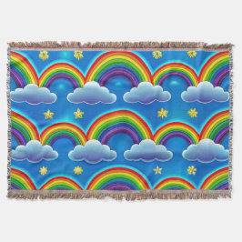 Rainbow of Hope - Cosy Baby Blanket Decke