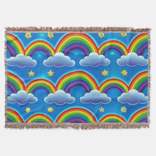 Rainbow of Hope - Cosy Baby Blanket Decke (Vorderseite)