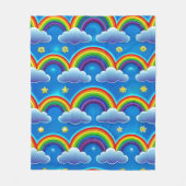 Rainbow of Hope - Cosy Baby Blanket Fleecedecke (Vorderseite)