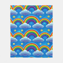 Rainbow of Hope - Cosy Baby Blanket Fleecedecke