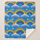 Rainbow of Hope - Cosy Baby Blanket Sherpadecke (Vorderseite)