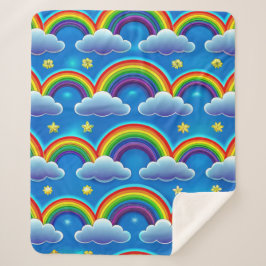 Rainbow of Hope - Cosy Baby Blanket Sherpadecke