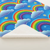 Rainbow of Hope - Cosy Baby Blanket Sherpadecke (3/4)