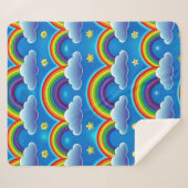 Rainbow of Hope - Cosy Baby Blanket Sherpadecke (Vorderseite (Horizontal))