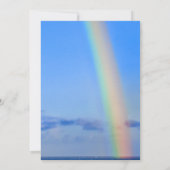 Rainbow of Liebe & Happiness, Wedding, Danke Einladung (Rückseite)