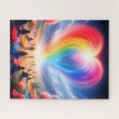 Rainbow of Love All Over the World 16x20 500 Piece Puzzle (Horizontal)