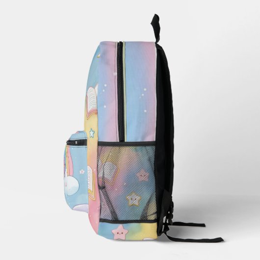 Rainbow of Possibilities – Soft Pastel School Back Bedruckter Rucksack (Rechts)