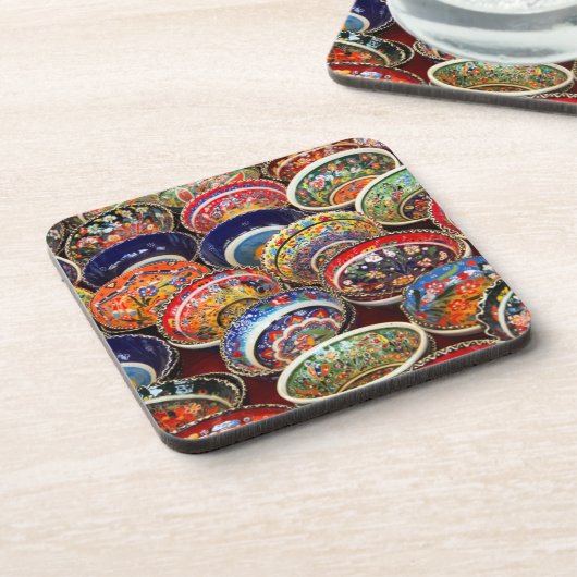 Rainbow of Turkish Bowls Untersetzer (Linke Seite)