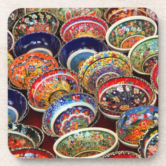 Rainbow of Turkish Bowls Untersetzer (Vorderseite)
