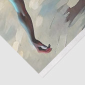 Rainbow Oil Ballerina Art Decoul Seidenpapier (Ausschnitt)