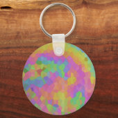 Rainbow Oil Mosaics Schlüsselanhänger (Vorderseite)
