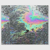Rainbow Oil Slick Geschenkpapier (Flach)