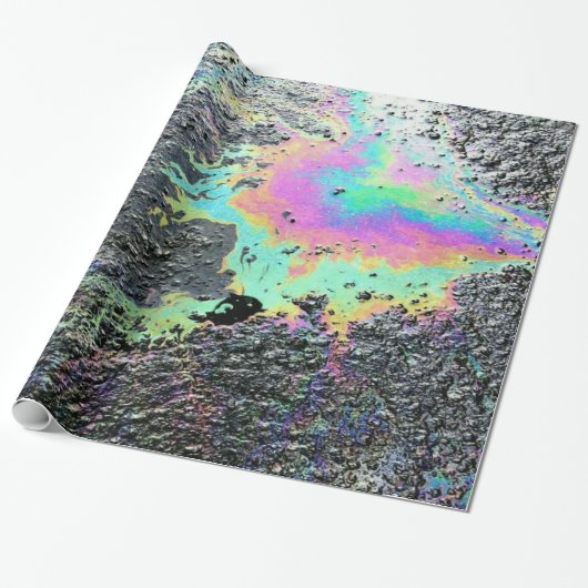 Rainbow Oil Slick Geschenkpapier (Ungerollt)
