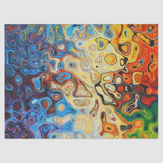 Rainbow-Öl-Spüllpapier Seidenpapier (Vorderseite)