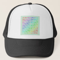 Rainbow Om Mani Padme Hum (auf Baby Blue)