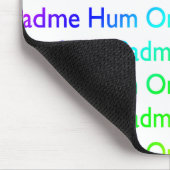 Rainbow Om Mani Padme Hum Mousepad (Ecke)