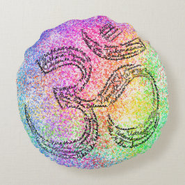 Rainbow Om Meditation Kissen Kissen Kissen Kissen