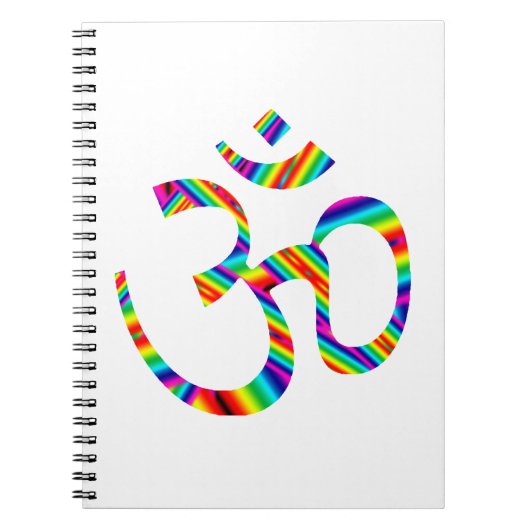 Rainbow Om Notizblock (Vorderseite)