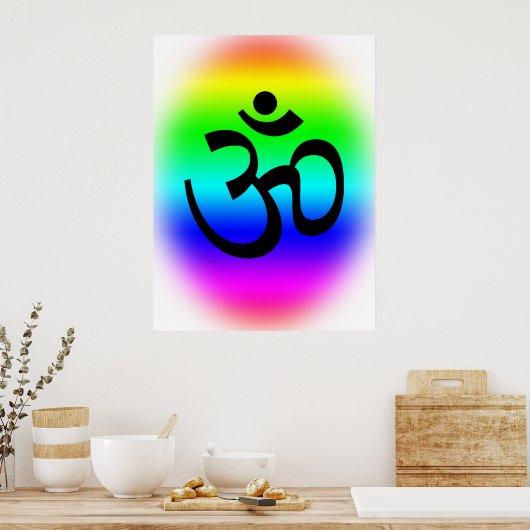Rainbow Om Poster (Küche)