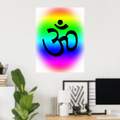 Rainbow Om Poster (Heimbüro)