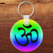 Rainbow Om Schlüsselanhänger (Vorderseite)