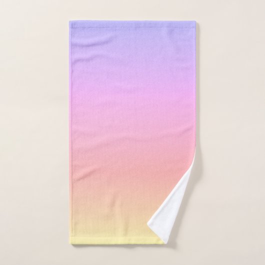 Rainbow Ombre Badhandtuch Set (Handtuch)