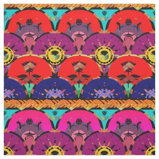 Rainbow Ombre | Bright Boho Sunrise Stoff (Muster)