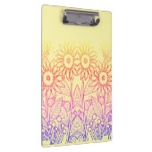 Rainbow Ombre Butterfly & Ladybugs Klemmbrett (Rechts)