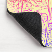 Rainbow Ombre Butterfly & Ladybugs Mousepad (Ecke)