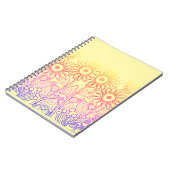 Rainbow Ombre Butterfly & Ladybugs Notizblock (Linke Seite)