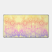 Rainbow Ombre Butterfly & Ladybugs Schreibtischunterlage (Vorderseite)