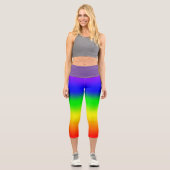Rainbow Ombre Capri Leggings (Vorderseite)