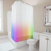 Rainbow Ombre Gradient für jede Farbe Duschvorhang (Beispiel)