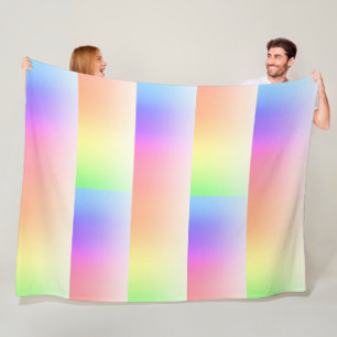 Rainbow Ombre Gradient für jede Farbe Fleecedecke