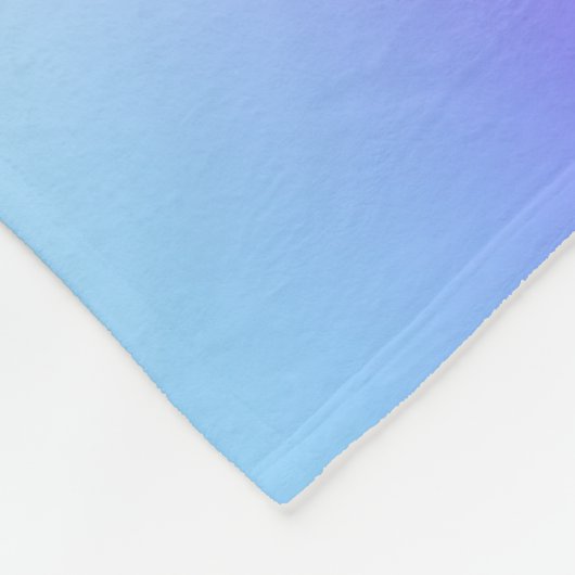 Rainbow Ombre Gradient für jede Farbe Fleecedecke (Ecke)