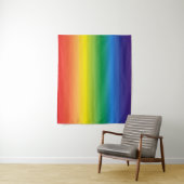 Rainbow Ombre LGBTQ Prix farbenfroh Wandteppich (Beispiel)