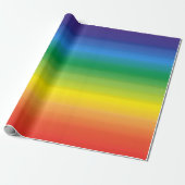 Rainbow Ombre Moderner, mutiger Stolz Geschenkpapier (Ungerollt)