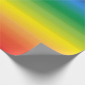 Rainbow Ombre Moderner, mutiger Stolz Geschenkpapier (Ecke)