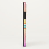 Rainbow Ombre Monogram Bling Glam Case-Mate iPhone Hülle (Hinten/Rechts)