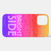 Rainbow Ombre Motivierend Text der 80er Jahre Case-Mate iPhone Hülle (Rückseite (Horizontal))