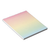 Rainbow Ombré Notepad Notizblock (angewinkelt)