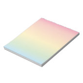 Rainbow Ombré Notepad Notizblock (Rotiert)