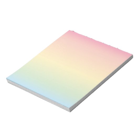 Rainbow Ombré Notepad Notizblock (Rotiert)