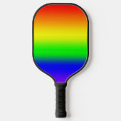 Rainbow Ombre Pickleball Schläger (Vorderseite)