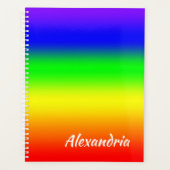 Rainbow Ombre Planer (Vorderseite)