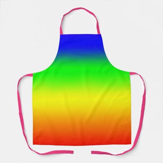 Rainbow Ombre Schürze (Vorderseite)